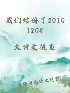 我们结婚了20101204