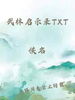 武林启示录TXT