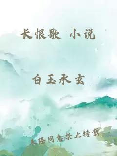 长恨歌 小说