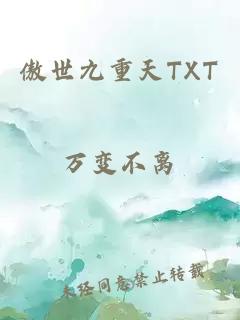 傲世九重天TXT