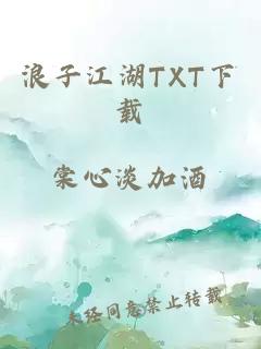 浪子江湖TXT下载