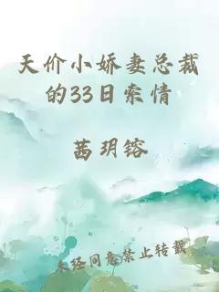 天价小娇妻总裁的33日索情