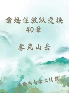 翁熄性放纵交换40章