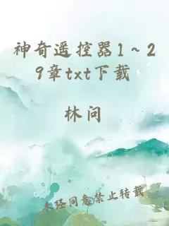 神奇遥控器1～29章txt下载