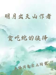 明月出天山作者