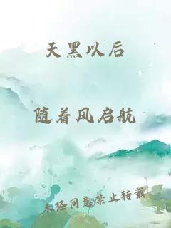 天黑以后