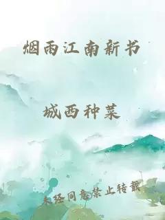 烟雨江南新书