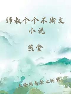 师叔个个不斯文 小说