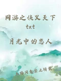 网游之侠义天下txt