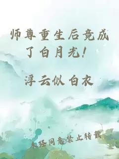 师尊重生后竟成了白月光！