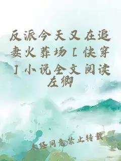 反派今天又在追妻火葬场［快穿］小说全文阅读