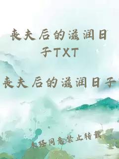 丧夫后的滋润日子TXT