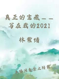 真正的宝藏——写在我的2021