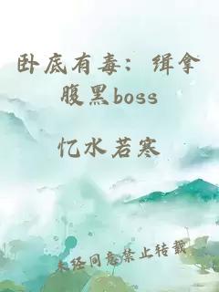 卧底有毒：缉拿腹黑boss